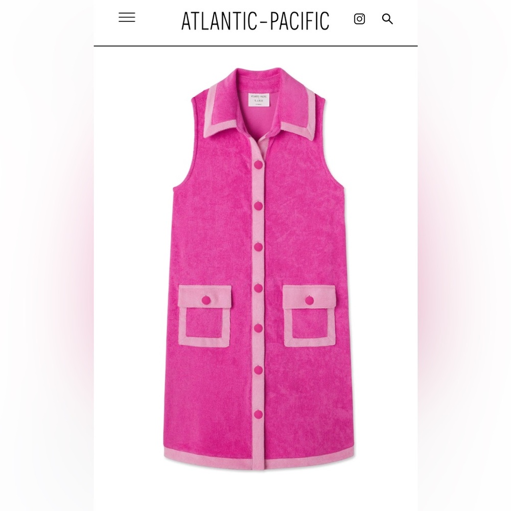 Darcy Terry Dress (Atlantic Pacific X Lake Pajama) COLLAB